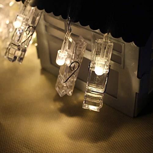 16 Photo Clip LED String Lights for Photo Hanging